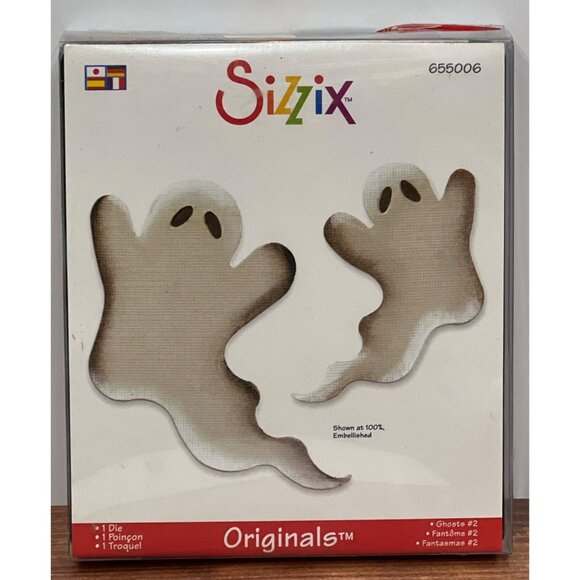 Lightly used Sizzix Ghosts #2 Originals Die by Emily Humble 655006 - Picture 1 of 2